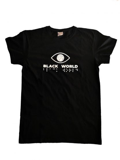 Męska koszulka z logo Black World